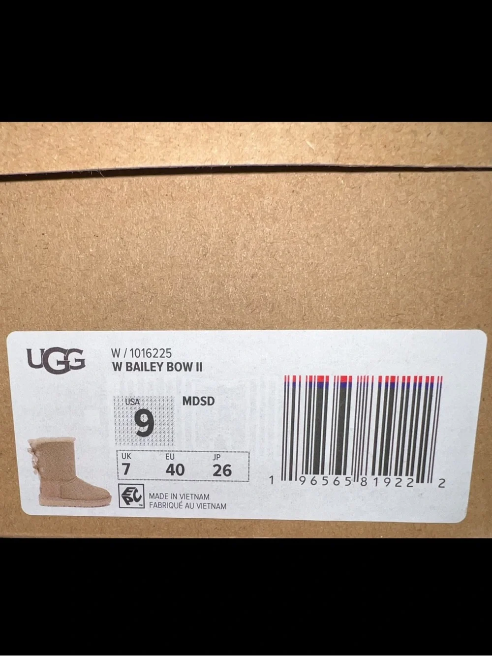 UGG Bailey Bow II Genuine Shearling Boot in Mustard Seed